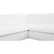 Miles White Outdoor Modular, 3 Piece